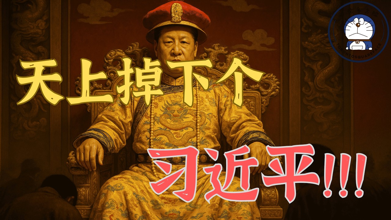 方脸说：独裁者习近平的出现，是历史的必然？还是中国人运气不好？天上掉下个习近平！