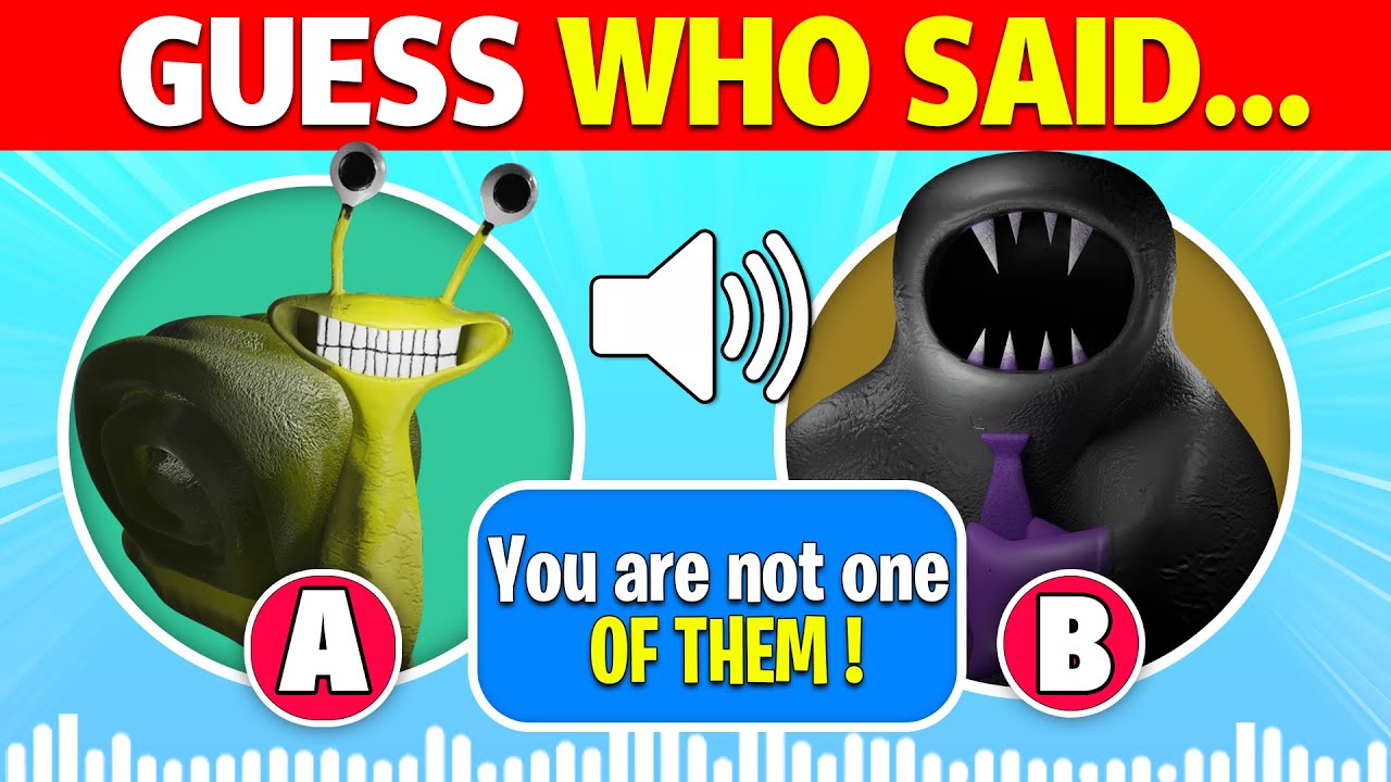Can You Guess WHO SAID IT? | GARTEN OF BANBAN 7 VOICE LINES | Slow Seline, Sir Dadadoo