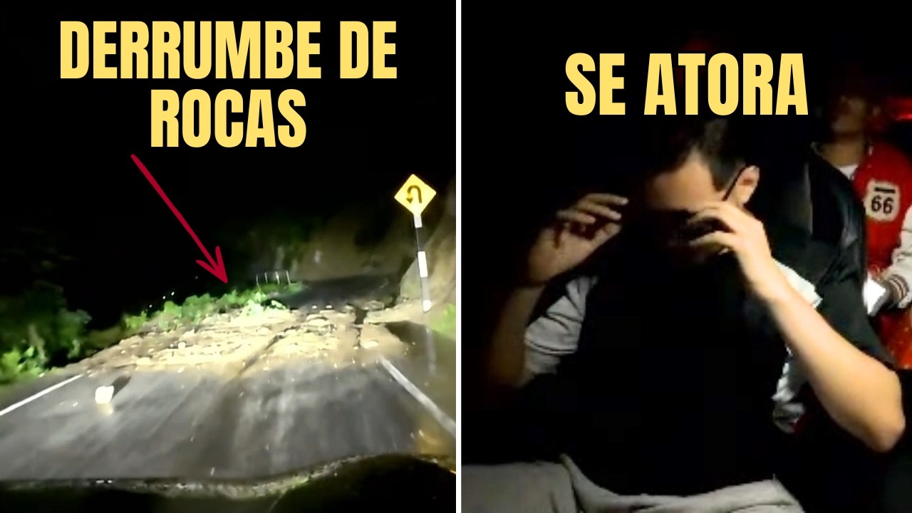 SACHA QUEDA ATRAPADO EN UN DESLIZAMIENTO DE ROCAS RUMBO A CAJAMARCA 💀