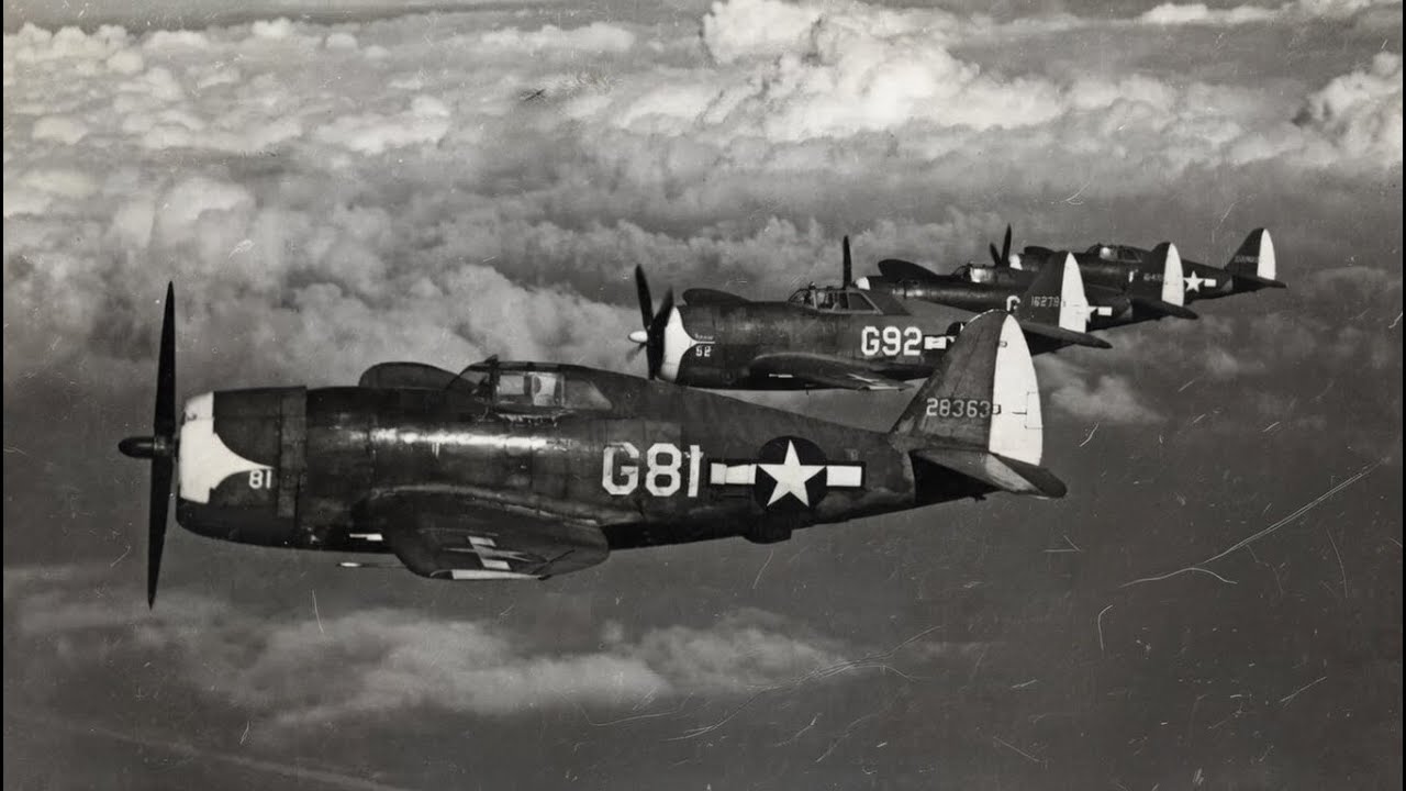 Germanii au râs de P-47, până când cele 8 mitraliere .50 i-au măcelărit