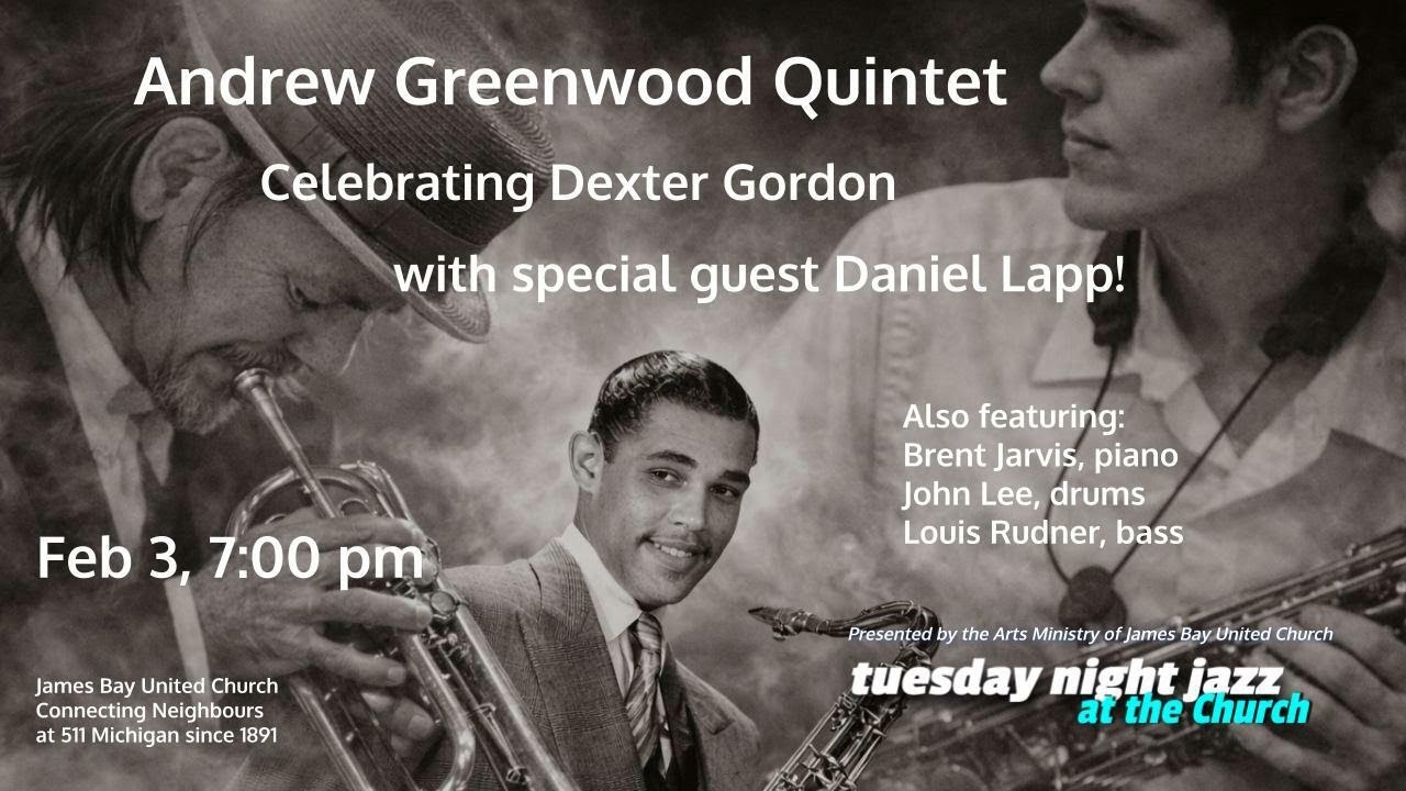 the Andrew Greenwood Quintet | Tuesday Night Jazz at the Church