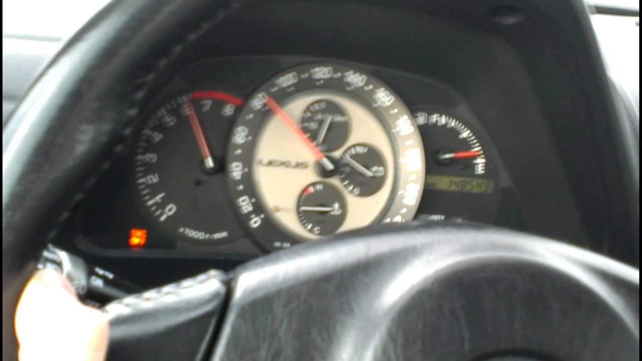 Lexus IS200 acceleration 0-100 kmh