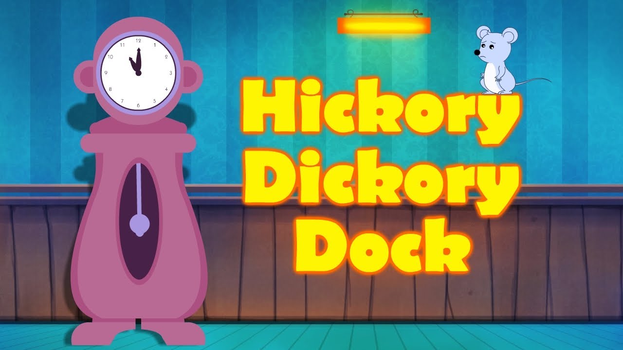 Hickory Dickory Dock - Nursery Rhyme | HooplaKidz TV