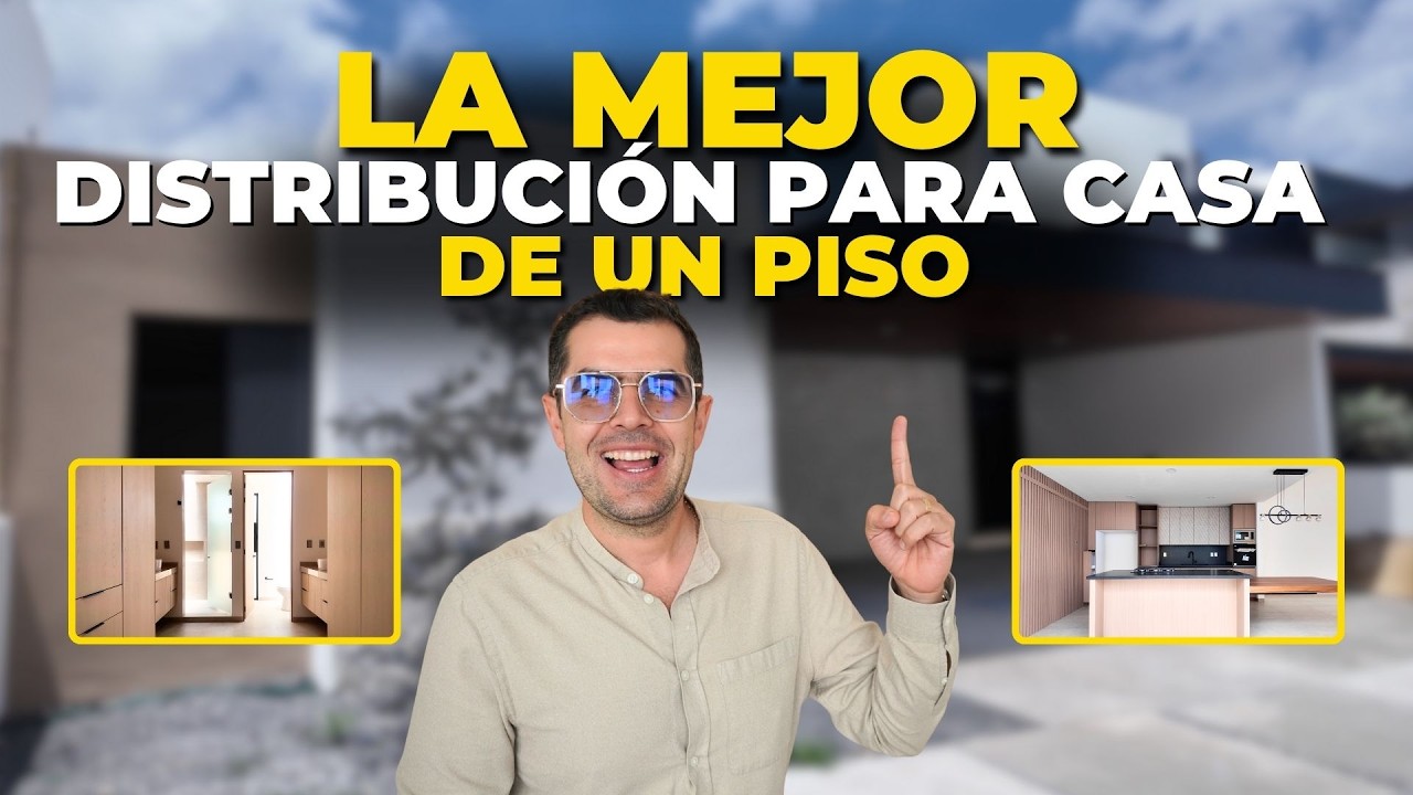 CASA de un PISO con Distribución Inteligente 🏡