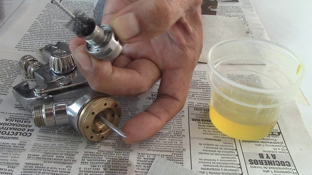 How to clean the adhesive spray gun & brushes - Instructional-upholstery