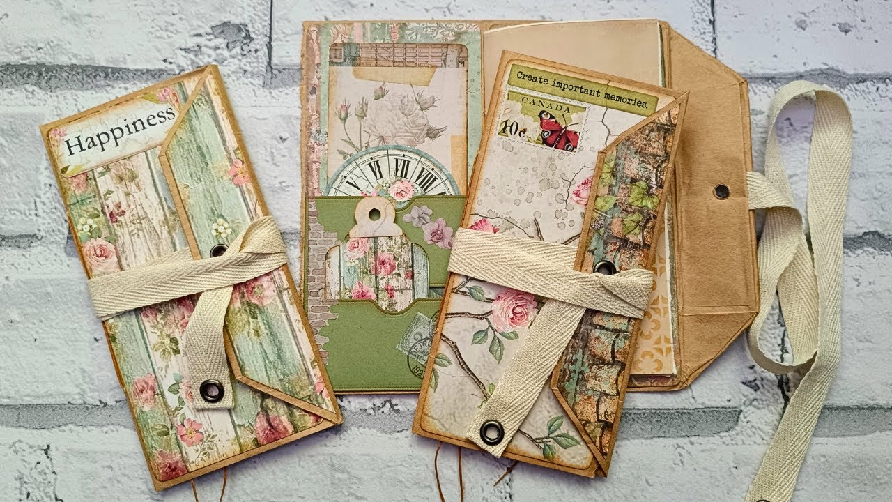 Skinny Mini Paper Bag Junk Journal - Complete Tutorial