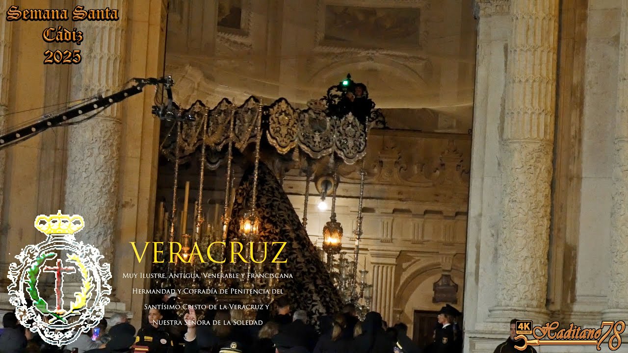 [4K ᴴᴰᴿ] VIRGEN DE LA SOLEDAD / Semana Santa Cádiz 2025