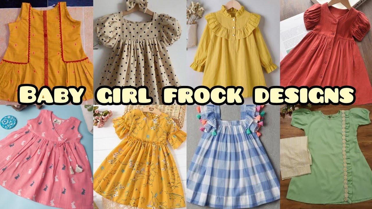 Baby girls lawn, cotton frock designs 👗 | summer frock designs for kids | stylish summer frocks