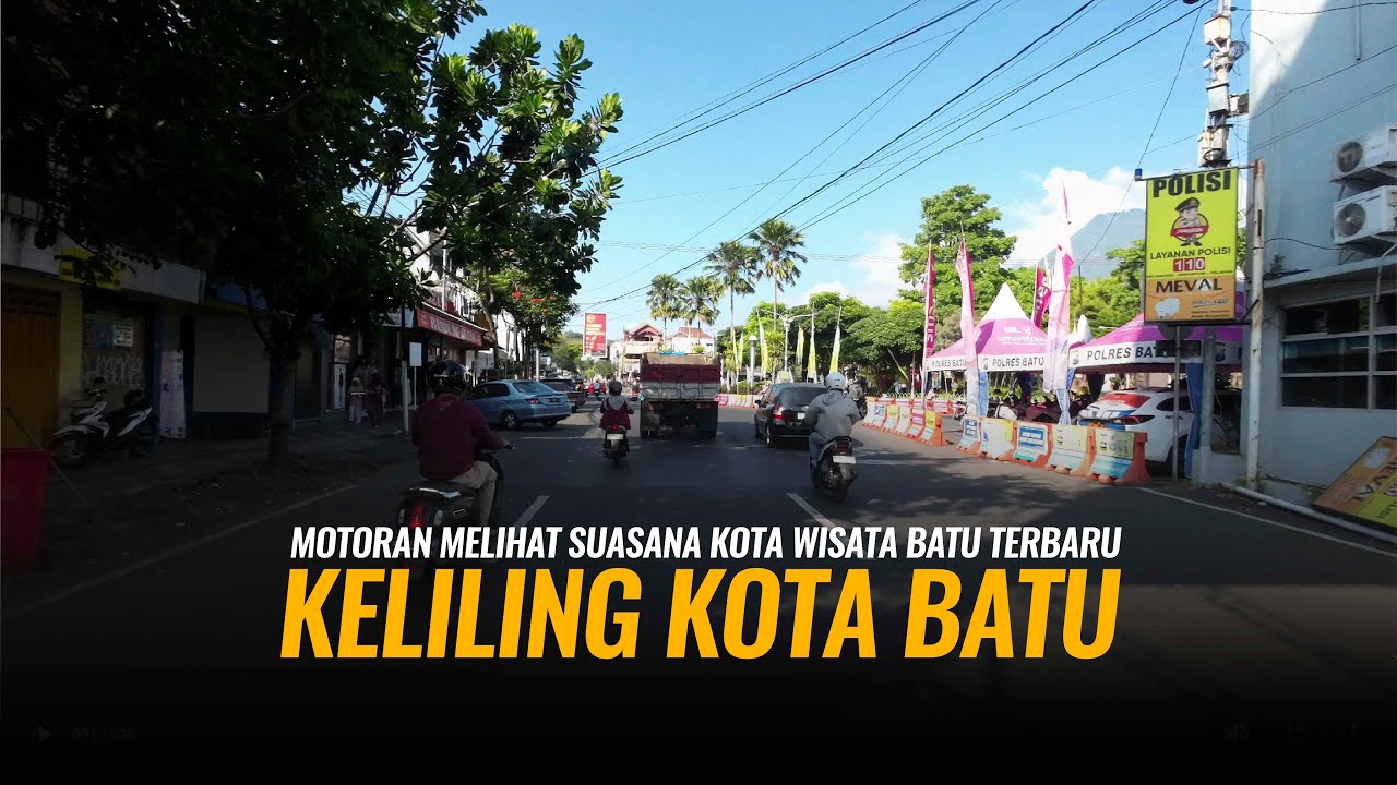 Keliling KOTA BATU Terbaru 2025 I Motoran Melihat Suasana Kota Wisata Batu Terbaru