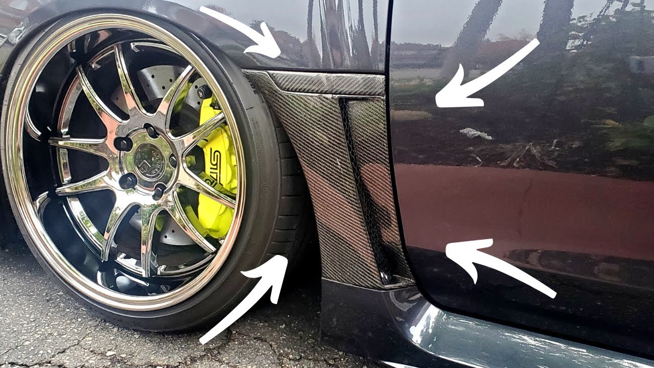 2015+ Subaru WRX STi Seibon Carbon Fiber Fender Caps