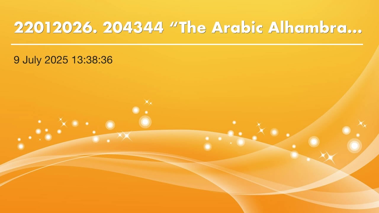 22012026. 204344 “The Arabic Alhambra in Andalusia “ Steel Guitar & Strings  Yamaha