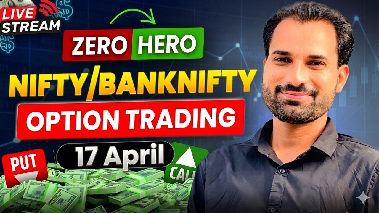 🔥Nifty Live | Banknifty Live | 17 April | LIVE Market Trading | Krishna bull live