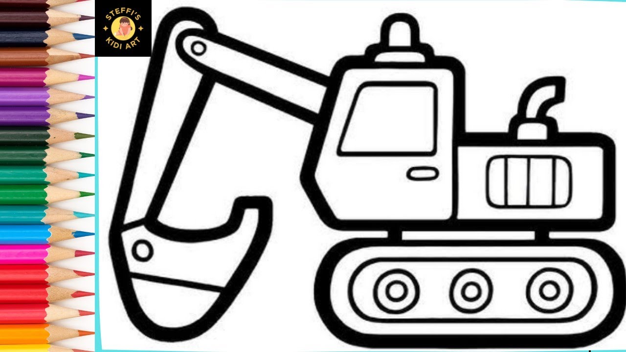 Let's Learn How to draw JCP(bulldozer 🚚)| Tamil explained| Tips for kid's & Toddlers...