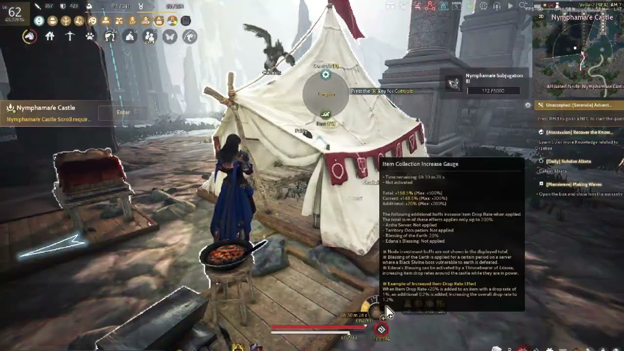 Bdo Seraph Sacramentum Nymphamare Castle #2 (funn gameplay)