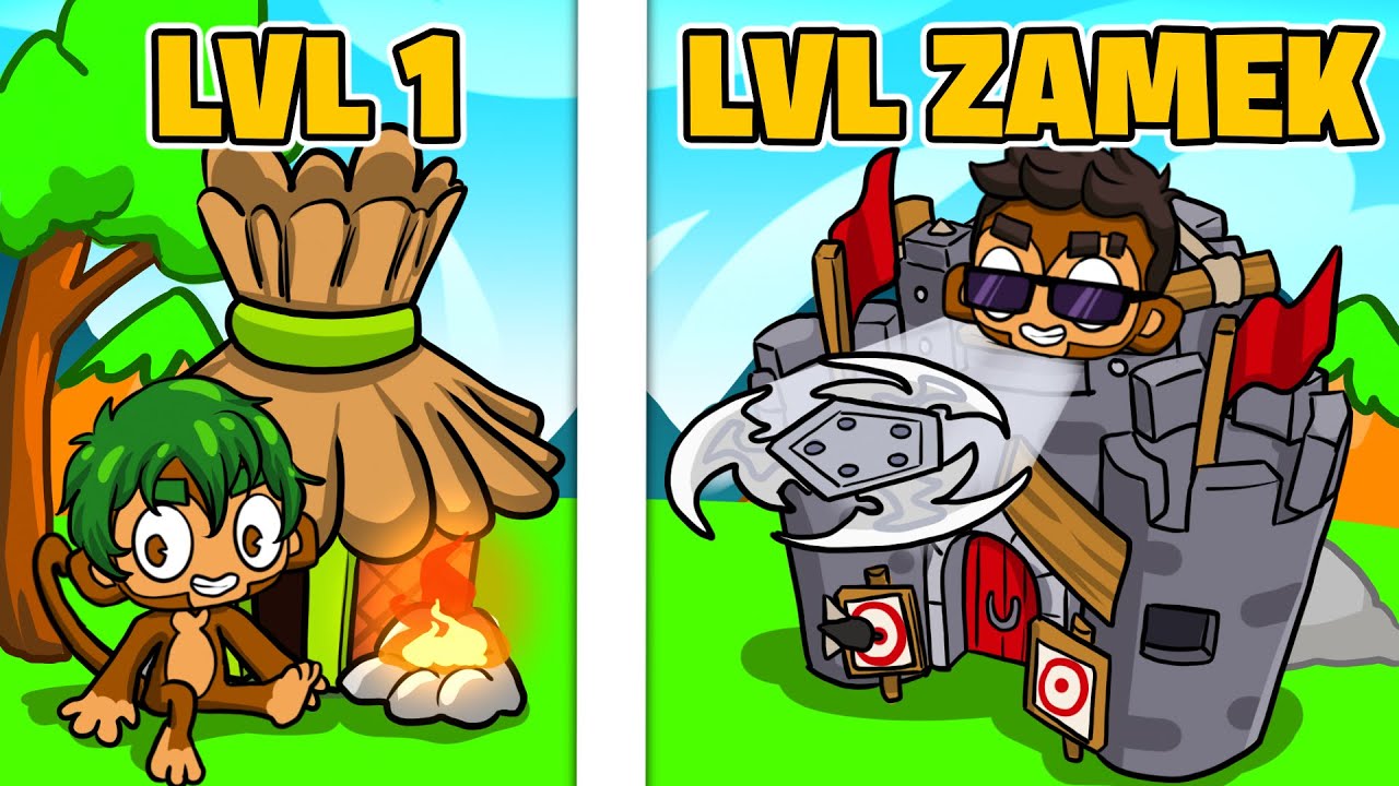 Tylko MAŁPIA WIOSKA CHALLENGE z MAĆKIEM! | BLOONS TD6