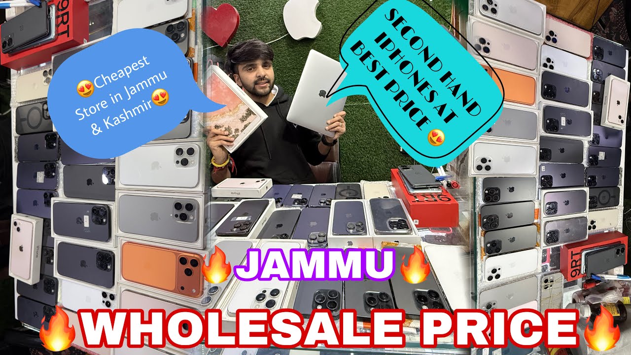 Biggest Deals Again🔥| Second Hand Iphones Shop in Jammu 😍 | Cheapest Iphones Store in Jammu #vlog 