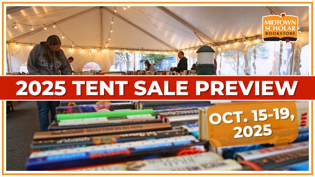Behind the Scenes at the 2025 Tent Sale 📚 30,000+ Books 📚 October 15th-19th