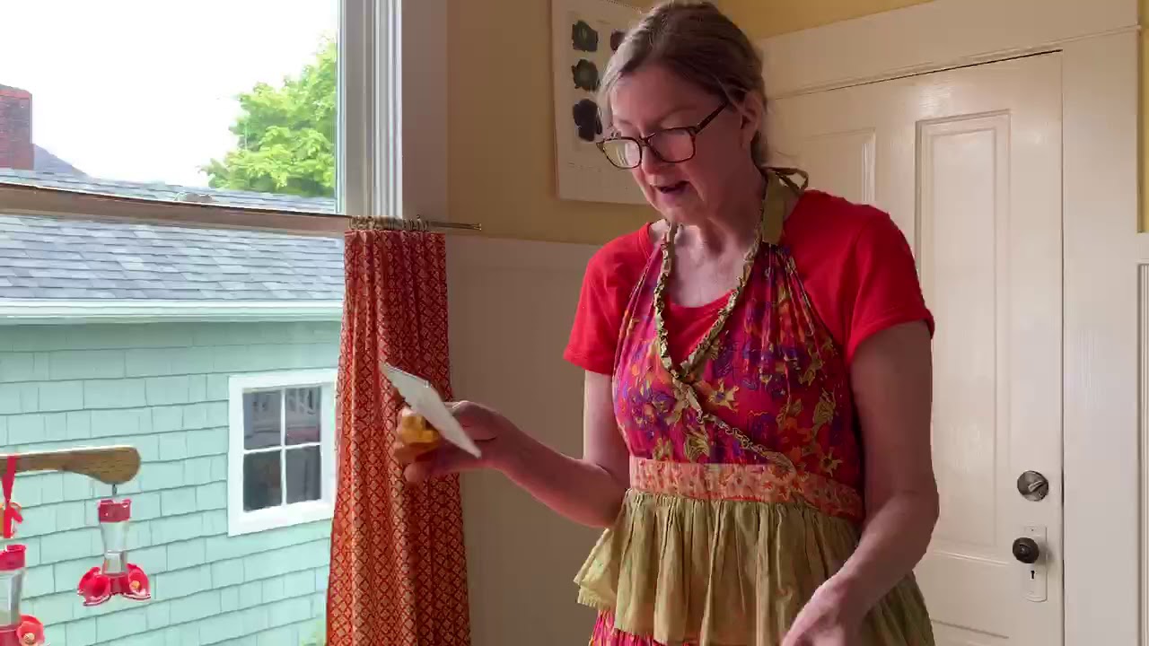 Professor Julie Brown Demonstrates Making Paste Paper