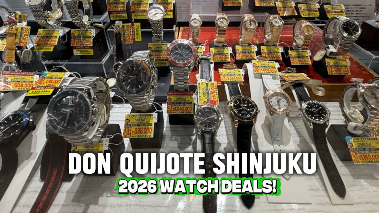 Cheapest Watches in Tokyo? Don Quijote Shinjuku Guide (Omega, Seiko & More!)