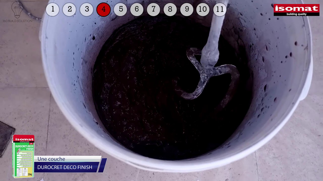 Béton Ciré au Sol sur Parterre