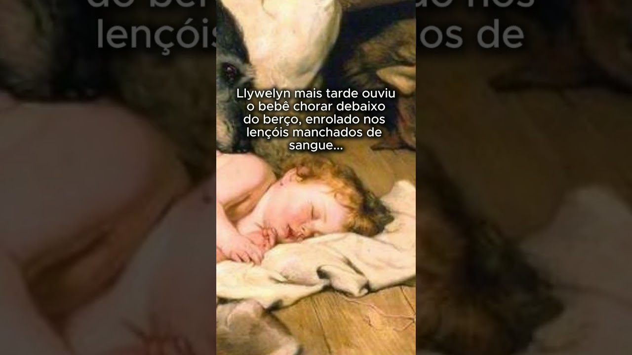 Gelert, o c&atilde;o valente! ❤ #historia #arte #animais #cachorro