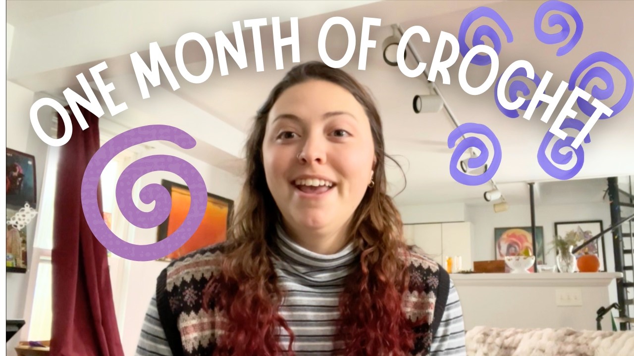 one month of slow crafting | crochet