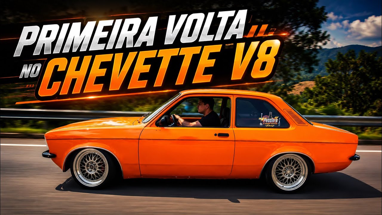 First ride in the V8 CHEVETTE 🔥Daniel tested the car 😎