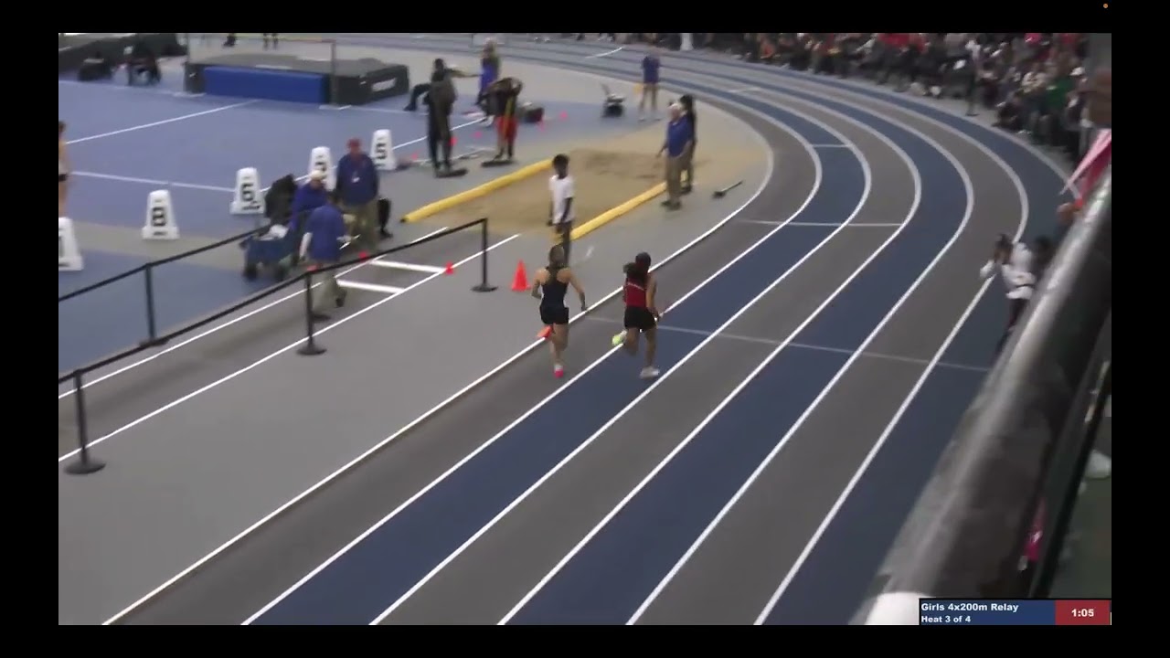 2026 CIAC State LL Meet - 4x200M - Ellie Ferraro, Mary Stevens, Jori Altman, Taylor Black - Lane 5