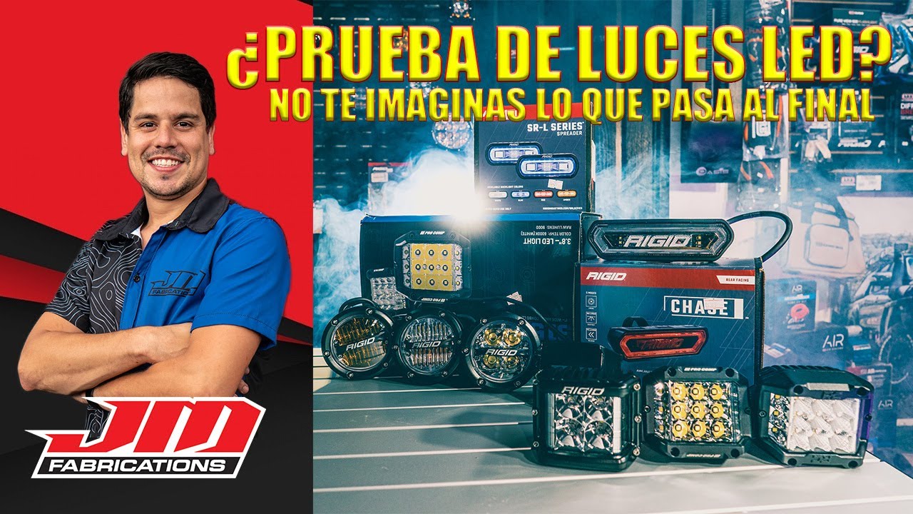 PRUEBA DE LUCES - MIRA LO QUE PASA AL FINAL -  JM FABRICATIONS