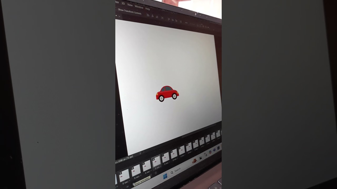 Create Car Moving Animation in Photoshop | Timeline Motion Effect Tutorial 