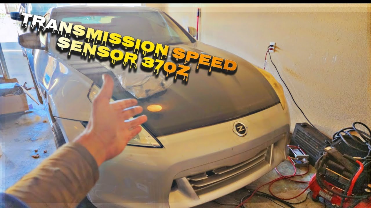 370z Transmission Speed Sensor Replacement (DIY) At home. Trans. maintenance/oil/filter/oil pan seal