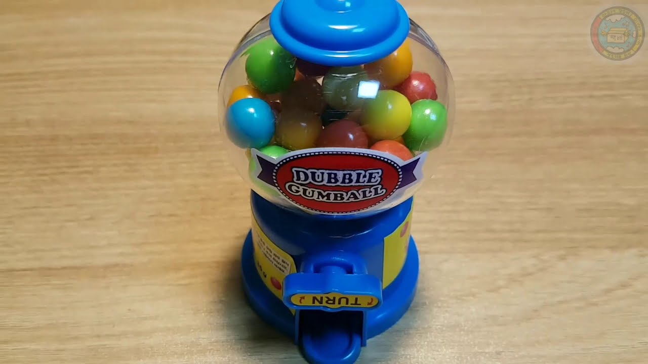 더블버블 짝퉁?_뽑아먹는 미니풍선껌머신 더블검볼(dubble gumball)