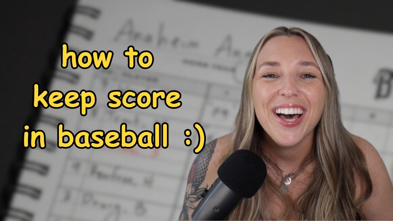 how to keep score in baseball :)