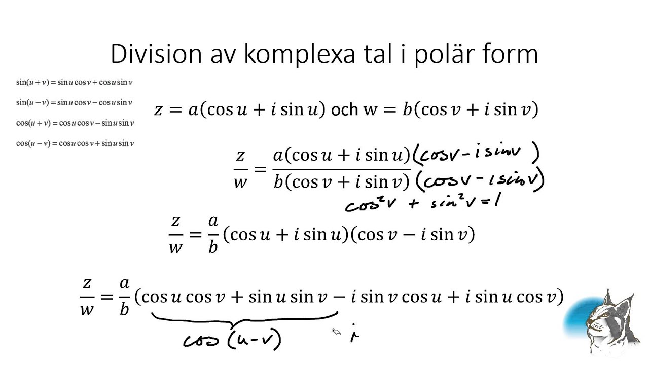 Ma4 7.4 Multiplikation, division och potenser av komplexa tal