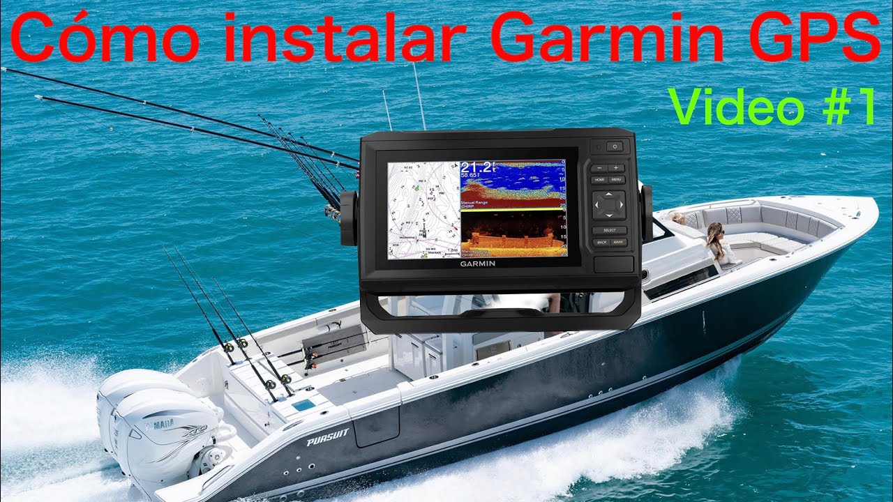 cómo instalar garmín echomap 64cv  #usa #botes #barcos #miami #boat  #boatrepairs #garmin. #gps