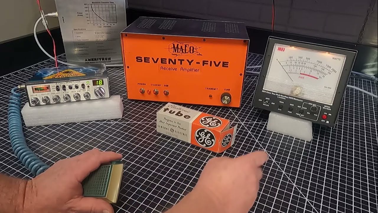 Maco 75 Seventy Five CB amplifier. Modulation MONSTER!