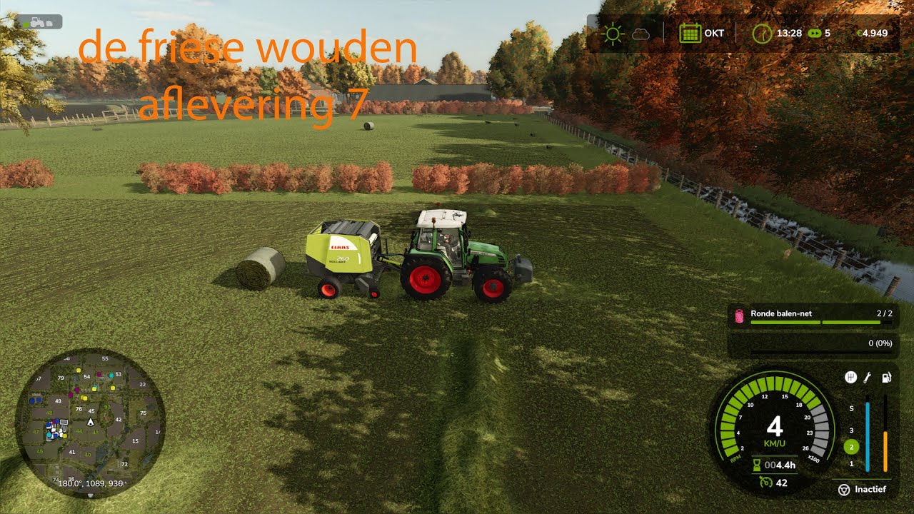 de friese wouden aflevering 7 hooien harken mini balen persen