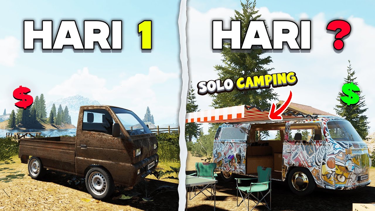 Gue Berpetualang Dan Solo Camping Menggunakan Mobil CAMPER VAN di Caravanners