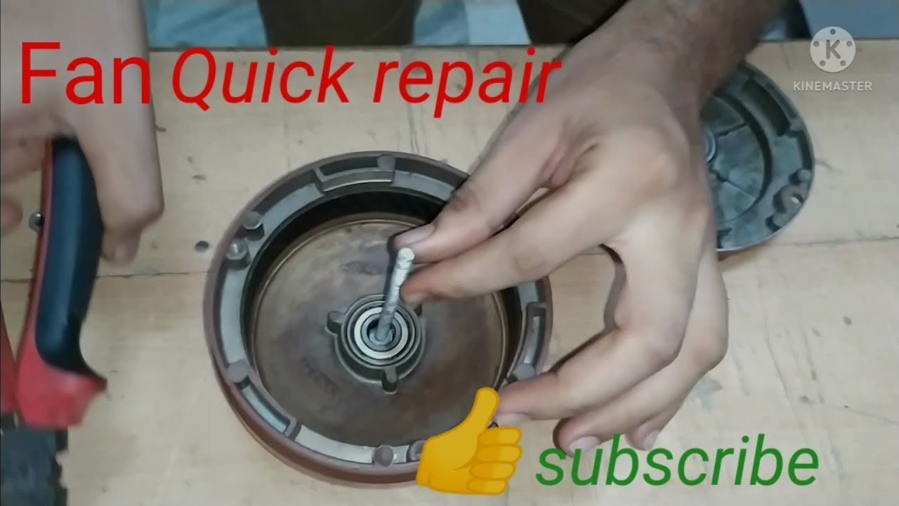 fan bearing remove without puller | simple method | Crompton hi-speed fan
