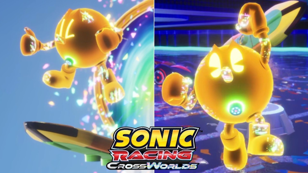 If Pac-Man (AI Racer) Was In Sonic Racing: CrossWorlds