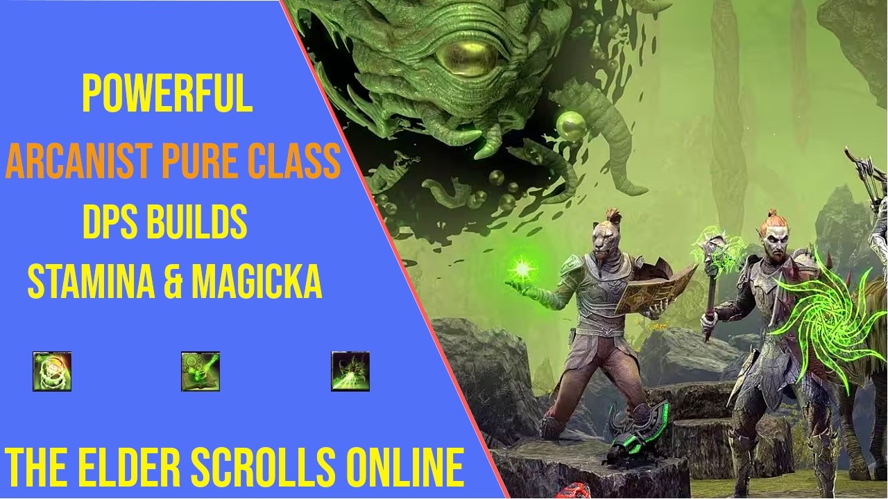 Best Arcanist DPS Pure Class Build for ESO Update 50 - Stamina and Magicka Setup