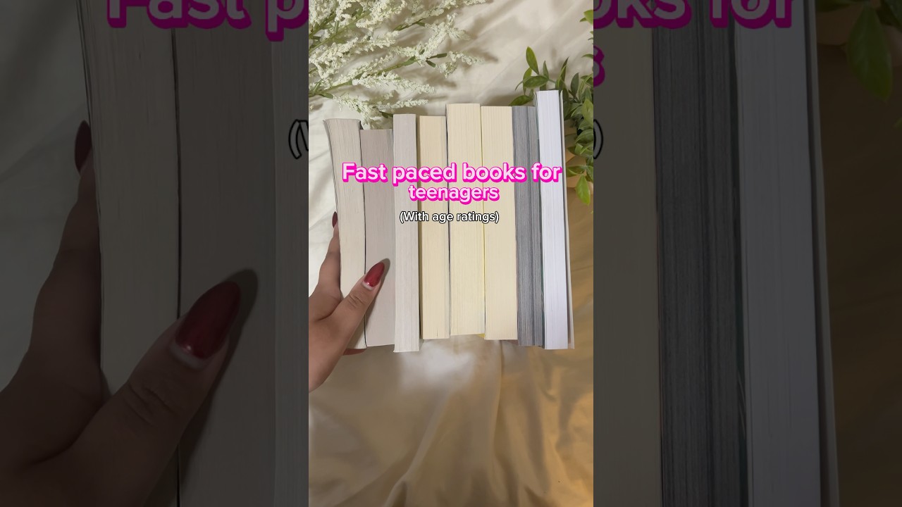Fast paced books for teenagers #booktok #booktube #bookrecommendations #books
