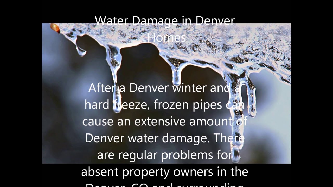 Denver Water Damage Expert - Emergency Repair 24 Hours a Day