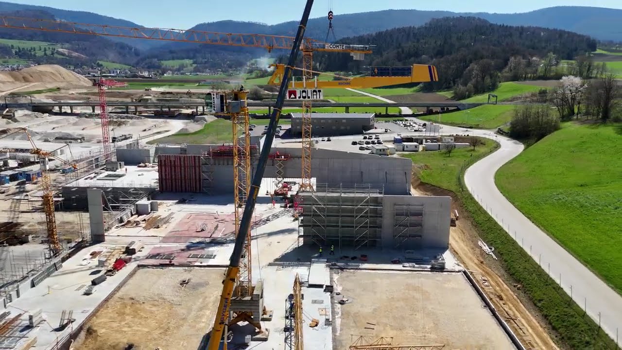 Construction d'un centre logistique à Delémont @LesFilsdeMarcJoliatSA