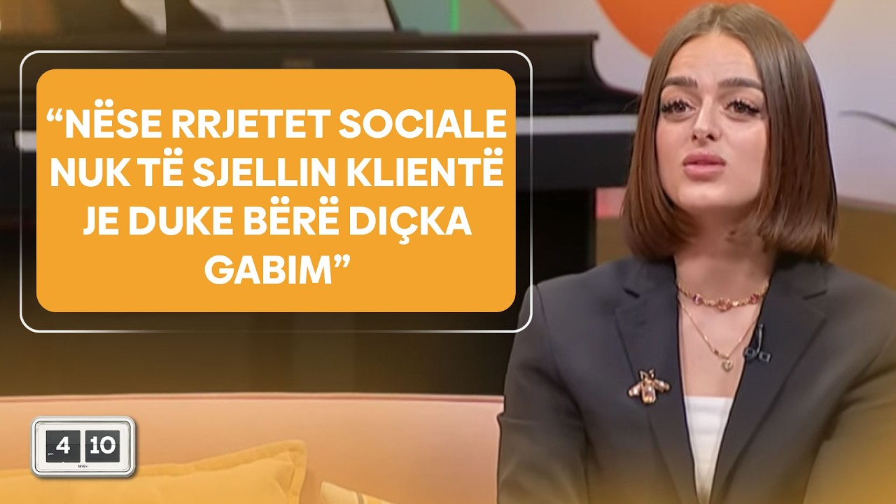 “Nëse rrjetet sociale nuk të sjellin klientë je duke bërë diçka gabim” - Anita Bajrami - Krapi