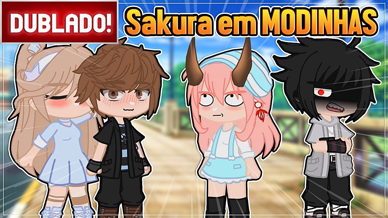 [ DUBLADO ] SAKURA EM ME TROCARAM, 24 HORAS ALGEMADOS E TENTANDO CONQUISTAR O SASUKE | GACHA CLUB