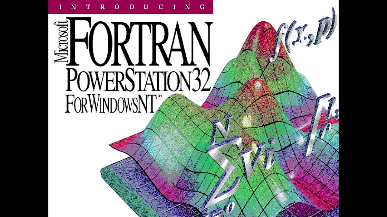 Microsoft Fortran PowerStation 32 for Windows NT Demo - 1993/10