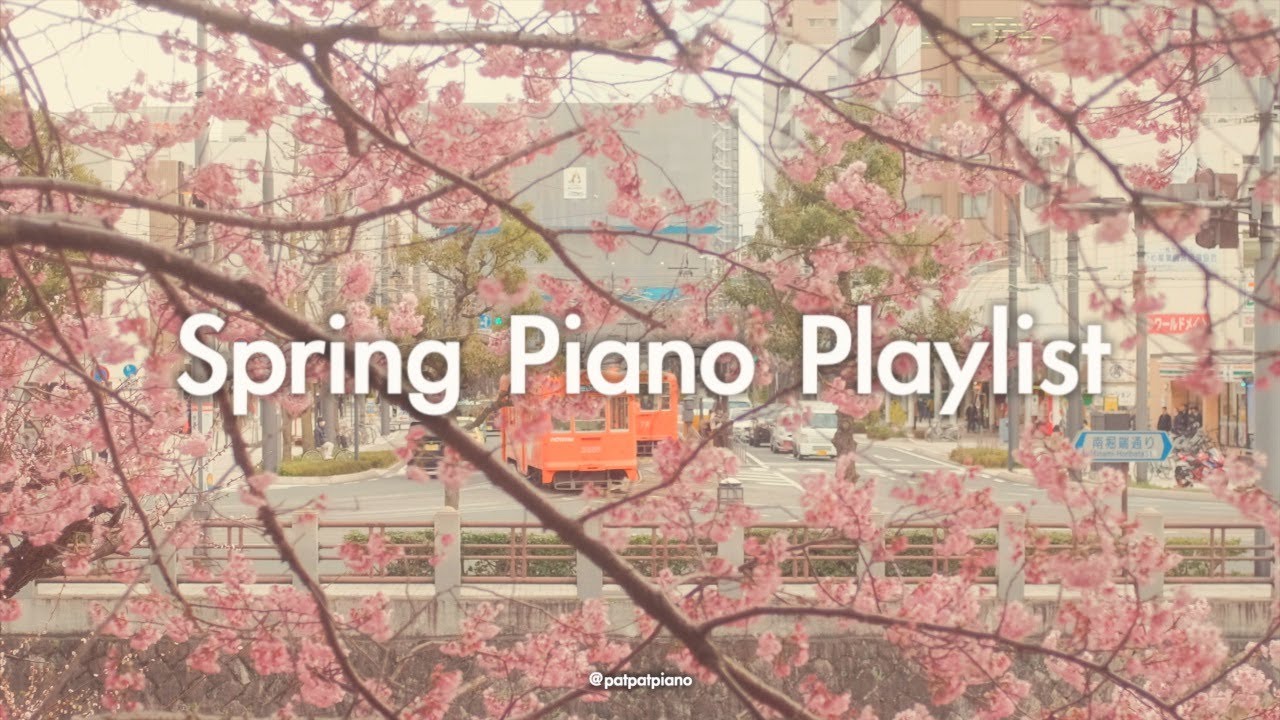 (10시간) 봄타나 봄🌸 세대초월 명곡 리메이크 봄캐롤 KPOP PIANO 🎹ㅣ수면, 공부, 카페, 매장 음악
