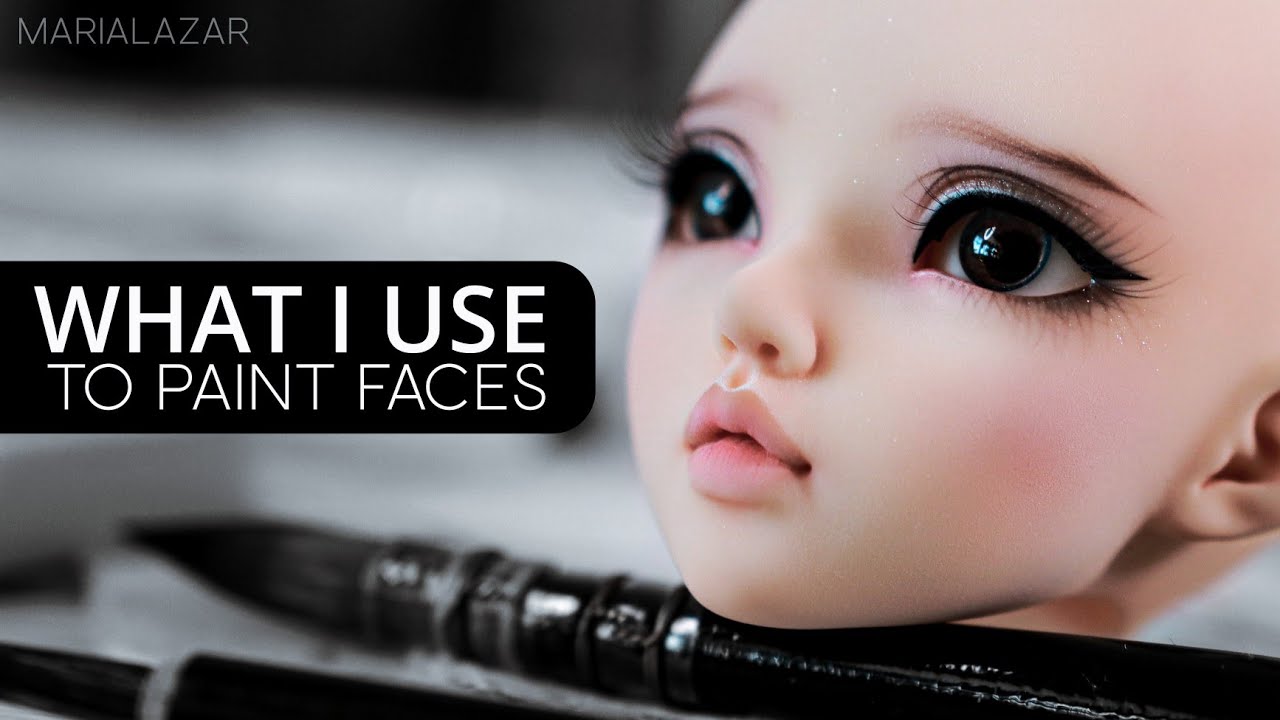 Рисование лиц | Мои инструменты и материалы Face-Up для BJD и художественных кукол