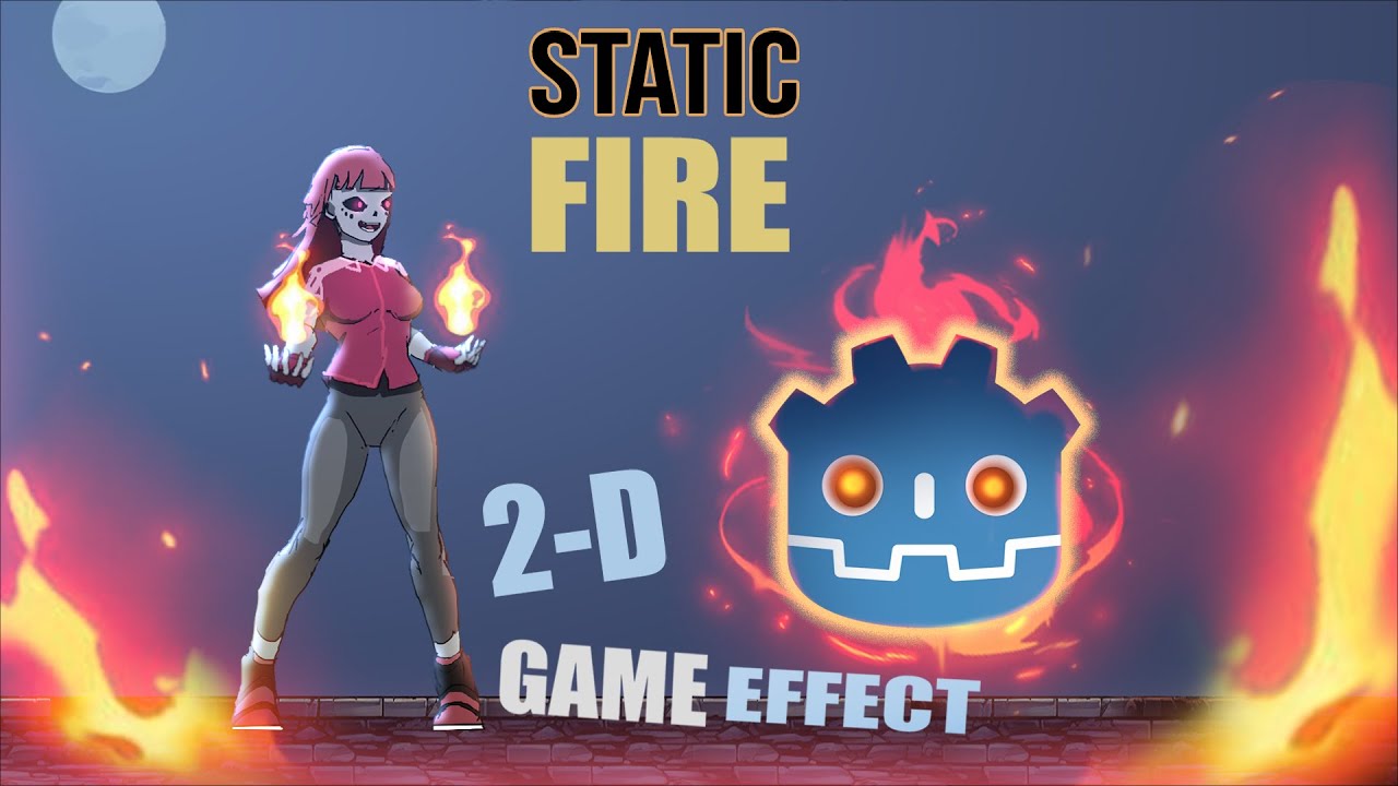 GODOT 4 -  2D Fire shader for begginners